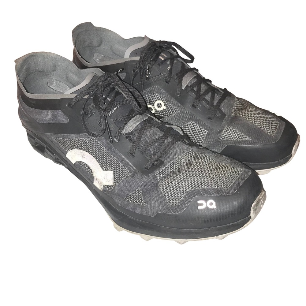 On‎ Cloudventure Peak Mens Trail Running Shoes Black Grey 3MD10740777 Size 10